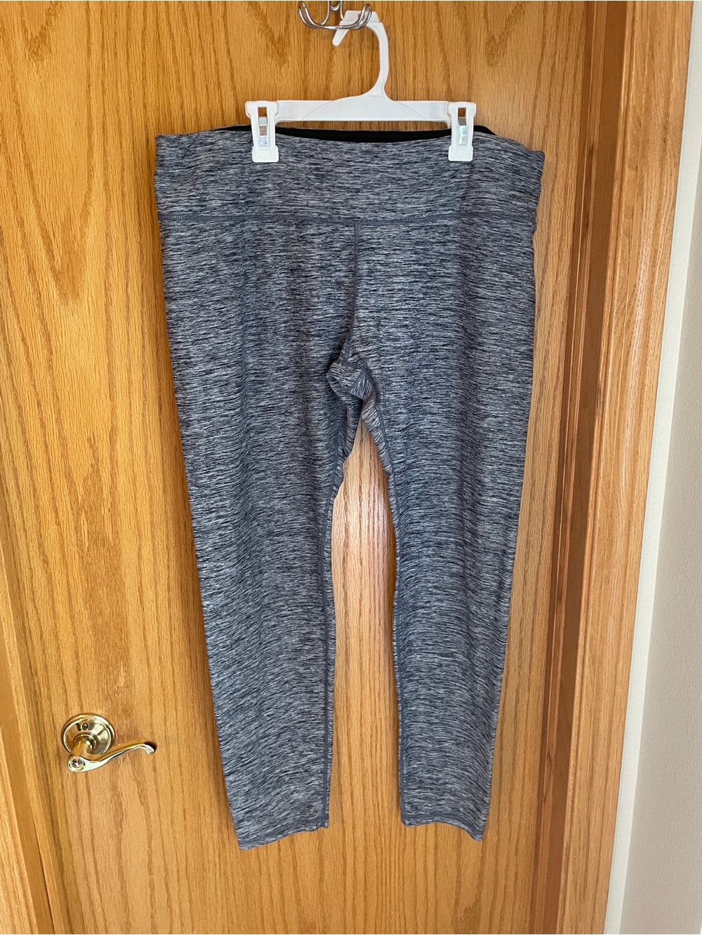 Ododos Yoga Pants, high waist, buttery soft leggings, Navy Heather, 2XL
